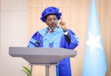 Madaxweyne Xasan Sheekh oo sheegay in loo baahan yahay in amniga dalka ay la wareegaan Soomaalida, kadib markii uu su’aal galiyey sii socoshada taageerada caalamka